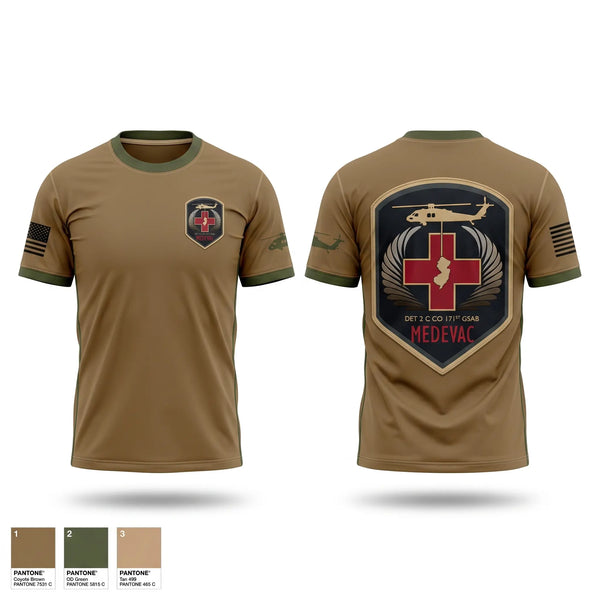 Old School Cotton Feel Shirt, 1-171 MEDEVAC, National Guard, Teamtime, Team time, sublimation, custom sports apparel, team uniforms, spirit wear, spiritwear, sports uniforms, custom shirts, team store, custom team store, fundraiser sports, apparel fundraiser