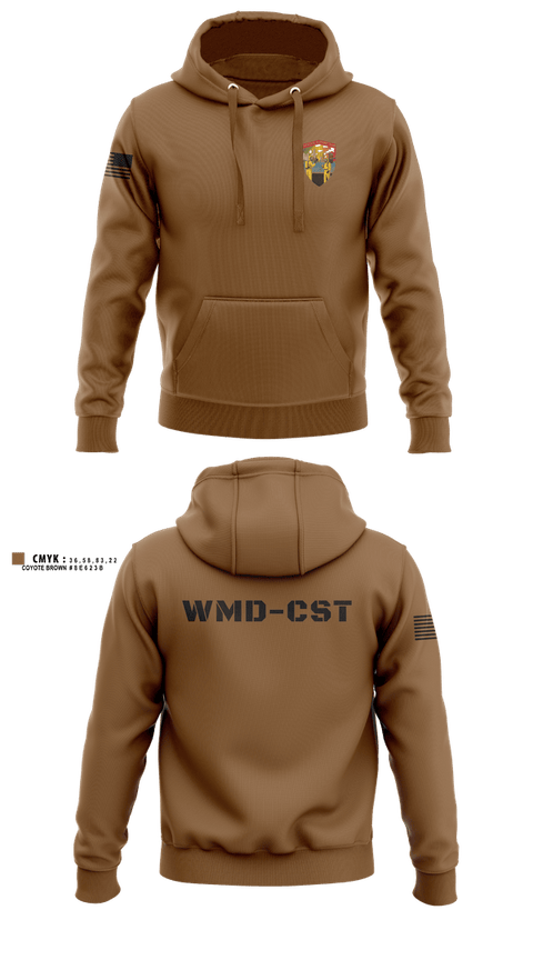 Hoodie, 24th WMD-CST, Army, Teamtime, Team time, sublimation, custom sports apparel, team uniforms, spirit wear, spiritwear, sports uniforms, custom shirts, team store, custom team store, fundraiser sports, apparel fundraiser