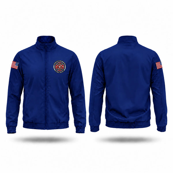 Windbreaker, Indian Harbor, Fire Department, Teamtime, Team time, sublimation, custom sports apparel, team uniforms, spirit wear, spiritwear, sports uniforms, custom shirts, team store, custom team store, fundraiser sports, apparel fundraiser