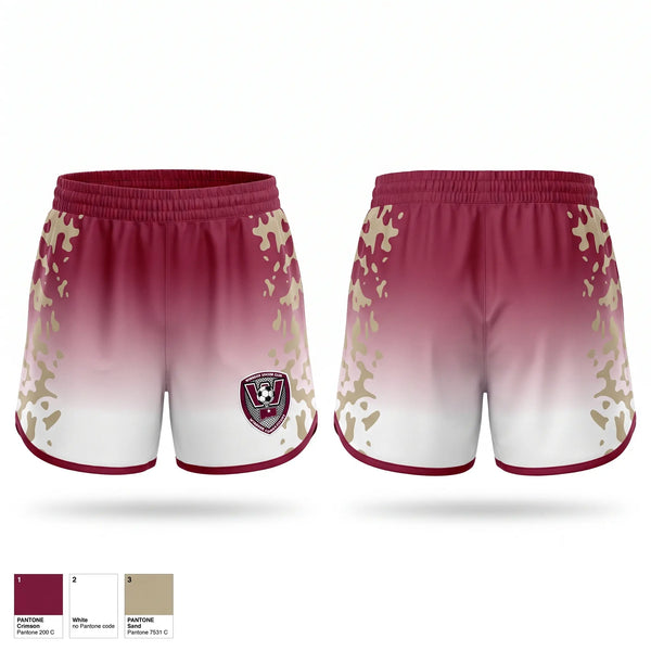 Womens Shorts, Windsor Lady Warriors, Women's Soccer, Teamtime, Team time, sublimation, custom sports apparel, team uniforms, spirit wear, spiritwear, sports uniforms, custom shirts, team store, custom team store, fundraiser sports, apparel fundraiser