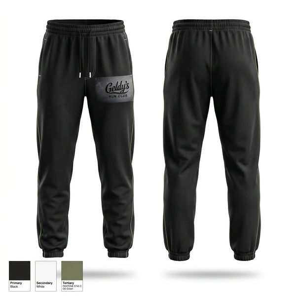 Sweatpants, Geldy’s Run Club, Cross Country, Teamtime, Team time, sublimation, custom sports apparel, team uniforms, spirit wear, spiritwear, sports uniforms, custom shirts, team store, custom team store, fundraiser sports, apparel fundraiser