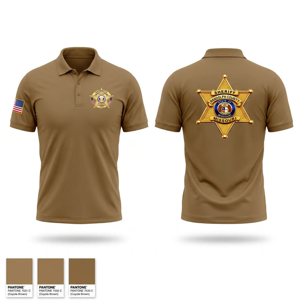 Short Sleeve Performance Polo, Randolph County Sheriff's Office, Police, Teamtime, Team time, sublimation, custom sports apparel, team uniforms, spirit wear, spiritwear, sports uniforms, custom shirts, team store, custom team store, fundraiser sports, apparel fundraiser