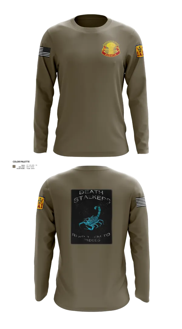 Long Sleeve Performance Shirt, 5-4 ADA A BTRY 3rd PLT, , Teamtime, Team time, sublimation, custom sports apparel, team uniforms, spirit wear, spiritwear, sports uniforms, custom shirts, team store, custom team store, fundraiser sports, apparel fundraiser