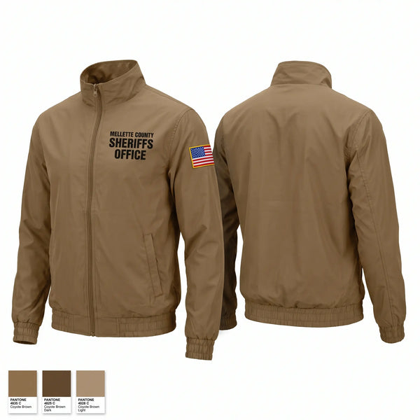 Windbreaker, Mellette County Sheriff’s Office, Police, Teamtime, Team time, sublimation, custom sports apparel, team uniforms, spirit wear, spiritwear, sports uniforms, custom shirts, team store, custom team store, fundraiser sports, apparel fundraiser