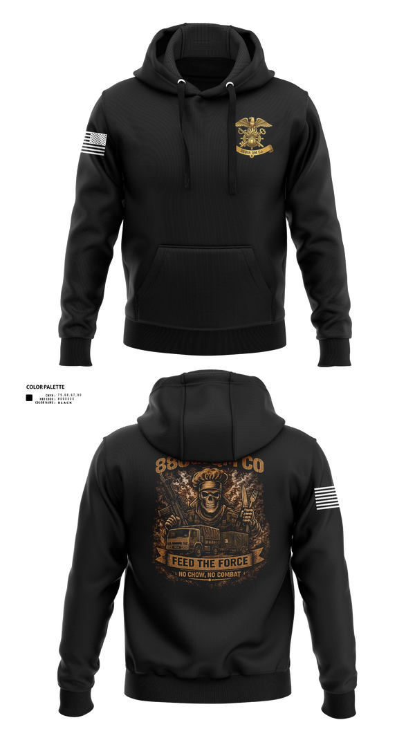 Hoodie, 880th QM CO, Army, Teamtime, Team time, sublimation, custom sports apparel, team uniforms, spirit wear, spiritwear, sports uniforms, custom shirts, team store, custom team store, fundraiser sports, apparel fundraiser
