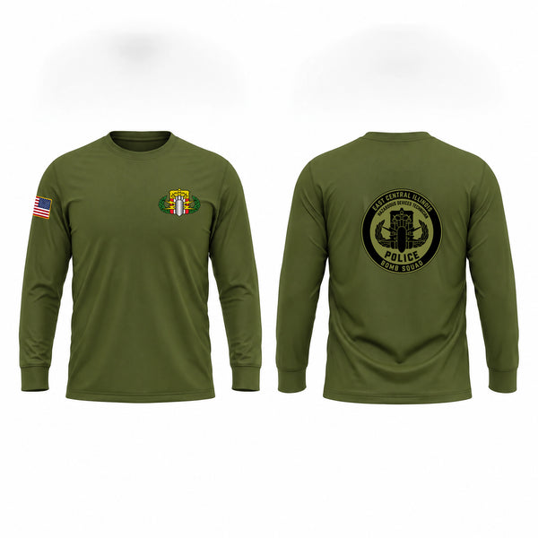 Long Sleeve Performance Shirt, East Central Illinois Bomb Squad, Police, Teamtime, Team time, sublimation, custom sports apparel, team uniforms, spirit wear, spiritwear, sports uniforms, custom shirts, team store, custom team store, fundraiser sports, apparel fundraiser