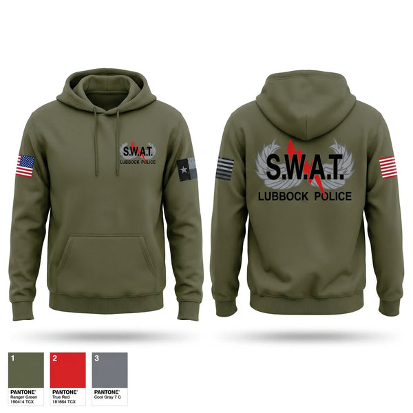 Hoodie, Lubbock SWAT, Police, Teamtime, Team time, sublimation, custom sports apparel, team uniforms, spirit wear, spiritwear, sports uniforms, custom shirts, team store, custom team store, fundraiser sports, apparel fundraiser
