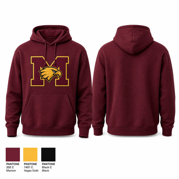 Hoodie, Milano Eagles, Baseball, Teamtime, Team time, sublimation, custom sports apparel, team uniforms, spirit wear, spiritwear, sports uniforms, custom shirts, team store, custom team store, fundraiser sports, apparel fundraiser
