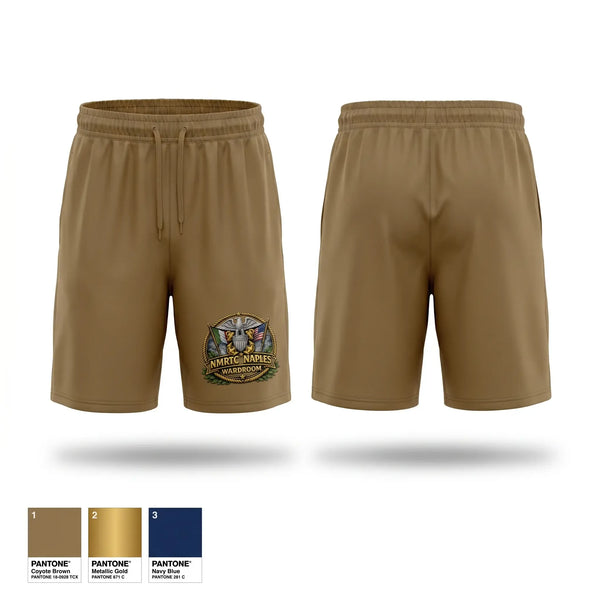 Athletic Shorts With Pockets, USNMRTC Naples, Navy, Teamtime, Team time, sublimation, custom sports apparel, team uniforms, spirit wear, spiritwear, sports uniforms, custom shirts, team store, custom team store, fundraiser sports, apparel fundraiser