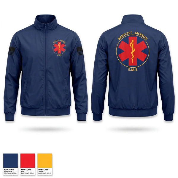 Windbreaker, Bartlett Jackson EMS, EMS/EMT, Teamtime, Team time, sublimation, custom sports apparel, team uniforms, spirit wear, spiritwear, sports uniforms, custom shirts, team store, custom team store, fundraiser sports, apparel fundraiser