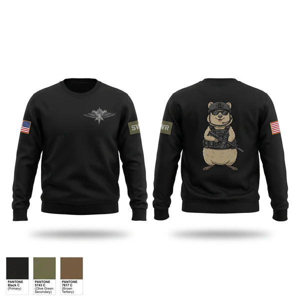Crew Neck Sweatshirt, Q-Flight, Air Force, Teamtime, Team time, sublimation, custom sports apparel, team uniforms, spirit wear, spiritwear, sports uniforms, custom shirts, team store, custom team store, fundraiser sports, apparel fundraiser