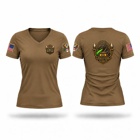 Womens Short Sleeve Vneck Shirt, 73rd WMD/CST, National Guard, Teamtime, Team time, sublimation, custom sports apparel, team uniforms, spirit wear, spiritwear, sports uniforms, custom shirts, team store, custom team store, fundraiser sports, apparel fundraiser