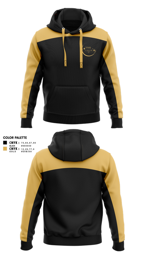 Hoodie, Fredericktown High School Cheerleading, Cheer, Teamtime, Team time, sublimation, custom sports apparel, team uniforms, spirit wear, spiritwear, sports uniforms, custom shirts, team store, custom team store, fundraiser sports, apparel fundraiser