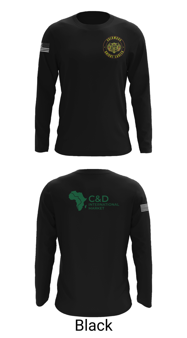 Long Sleeve Performance Shirt, Columbus Knight Eagles, Men's Soccer, Teamtime, Team time, sublimation, custom sports apparel, team uniforms, spirit wear, spiritwear, sports uniforms, custom shirts, team store, custom team store, fundraiser sports, apparel fundraiser