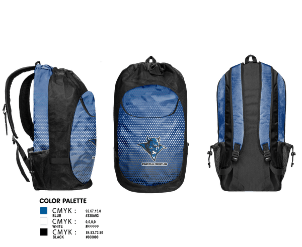 Gear Bag, Evansville Wrestling, Wrestling, Teamtime, Team time, sublimation, custom sports apparel, team uniforms, spirit wear, spiritwear, sports uniforms, custom shirts, team store, custom team store, fundraiser sports, apparel fundraiser