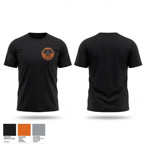 Old School Cotton Feel Shirt, 3-238th Hellhounds, National Guard, Teamtime, Team time, sublimation, custom sports apparel, team uniforms, spirit wear, spiritwear, sports uniforms, custom shirts, team store, custom team store, fundraiser sports, apparel fundraiser