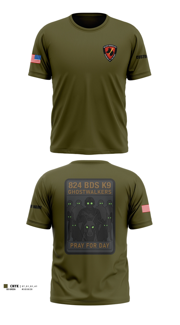 Short Sleeve Performance Shirt, 824 Base Defense Squadron, Air Force, Teamtime, Team time, sublimation, custom sports apparel, team uniforms, spirit wear, spiritwear, sports uniforms, custom shirts, team store, custom team store, fundraiser sports, apparel fundraiser