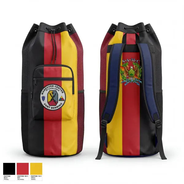 Gear Bag, MCoE Sergeant Audie Murphy Club (SMAC), Army, Teamtime, Team time, sublimation, custom sports apparel, team uniforms, spirit wear, spiritwear, sports uniforms, custom shirts, team store, custom team store, fundraiser sports, apparel fundraiser