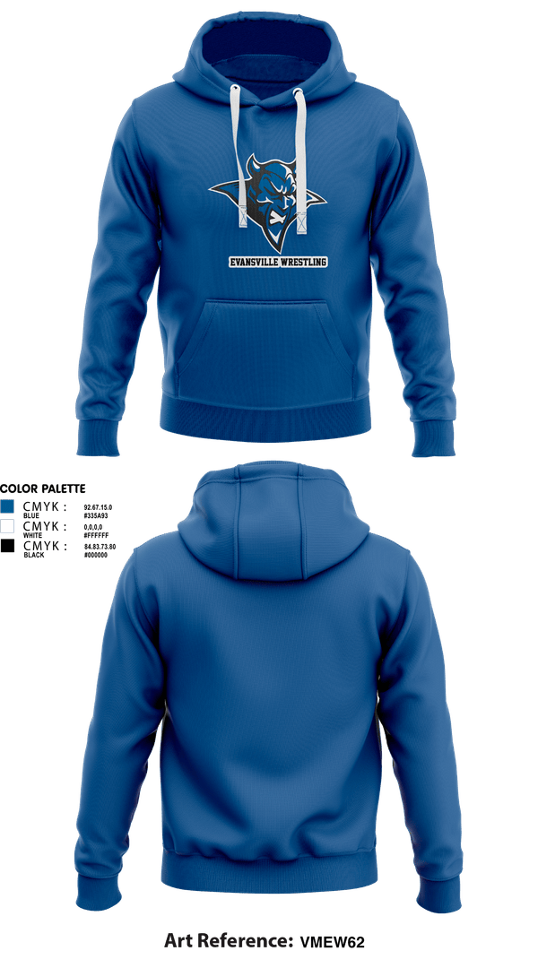Hoodie, Evansville Wrestling, Wrestling, Teamtime, Team time, sublimation, custom sports apparel, team uniforms, spirit wear, spiritwear, sports uniforms, custom shirts, team store, custom team store, fundraiser sports, apparel fundraiser
