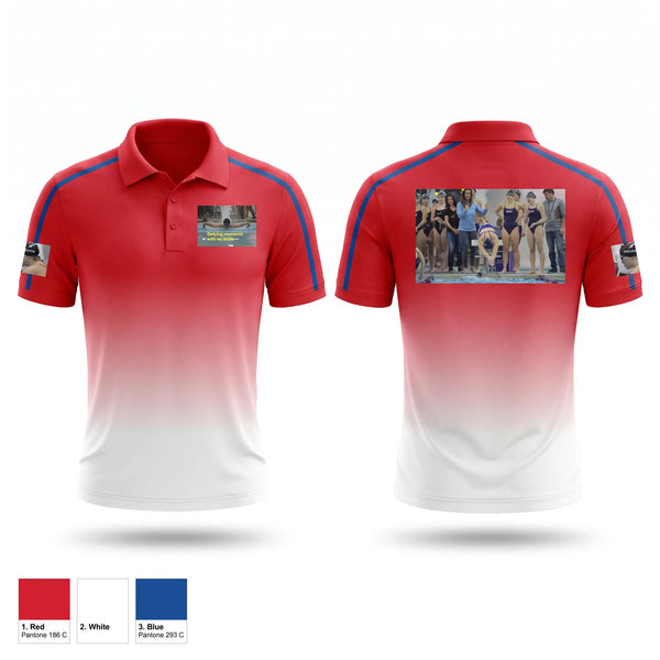 Short Sleeve Performance Polo, US Masters, Swimming, Teamtime, Team time, sublimation, custom sports apparel, team uniforms, spirit wear, spiritwear, sports uniforms, custom shirts, team store, custom team store, fundraiser sports, apparel fundraiser