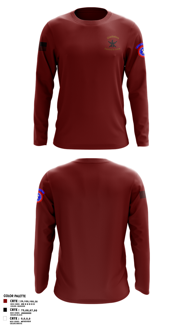 Long Sleeve Performance Shirt, 2ND MRBN, Army, Teamtime, Team time, sublimation, custom sports apparel, team uniforms, spirit wear, spiritwear, sports uniforms, custom shirts, team store, custom team store, fundraiser sports, apparel fundraiser