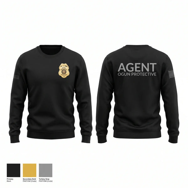 Crew Neck Sweatshirt, OGUN, Police, Teamtime, Team time, sublimation, custom sports apparel, team uniforms, spirit wear, spiritwear, sports uniforms, custom shirts, team store, custom team store, fundraiser sports, apparel fundraiser