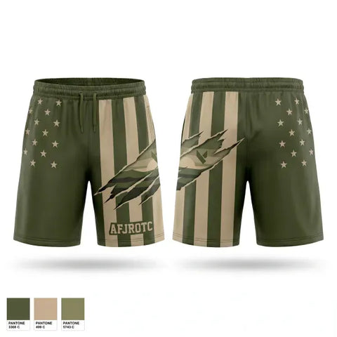 Athletic Shorts With Pockets, Afjrotc, Air Force, Teamtime, Team time, sublimation, custom sports apparel, team uniforms, spirit wear, spiritwear, sports uniforms, custom shirts, team store, custom team store, fundraiser sports, apparel fundraiser