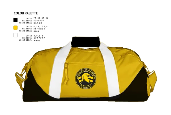 Duffle Bag, Waterloo Region Minor Football, , Teamtime, Team time, sublimation, custom sports apparel, team uniforms, spirit wear, spiritwear, sports uniforms, custom shirts, team store, custom team store, fundraiser sports, apparel fundraiser