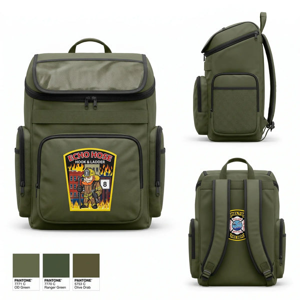 Gear Bag, Echo Hose H&L Co. 1, Fire Department, Teamtime, Team time, sublimation, custom sports apparel, team uniforms, spirit wear, spiritwear, sports uniforms, custom shirts, team store, custom team store, fundraiser sports, apparel fundraiser
