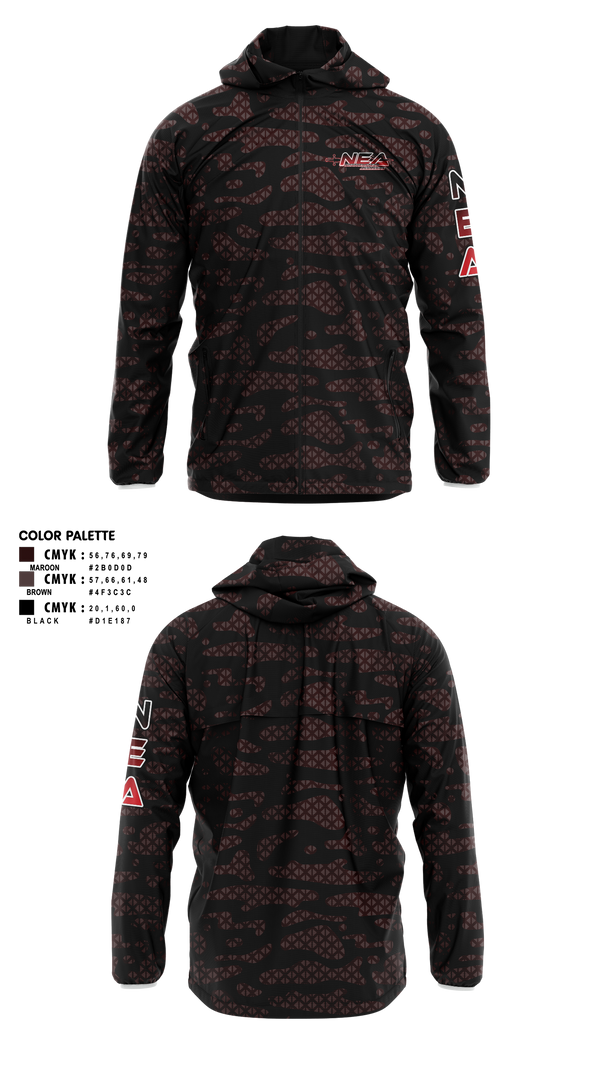 Windbreaker, Northeastern Assassins, E-Sports, Teamtime, Team time, sublimation, custom sports apparel, team uniforms, spirit wear, spiritwear, sports uniforms, custom shirts, team store, custom team store, fundraiser sports, apparel fundraiser