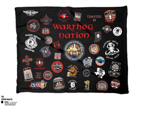 Blanket, Warthogs, other, Teamtime, Team time, sublimation, custom sports apparel, team uniforms, spirit wear, spiritwear, sports uniforms, custom shirts, team store, custom team store, fundraiser sports, apparel fundraiser