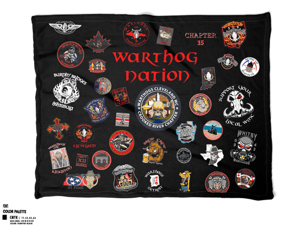 Blanket, Warthogs, other, Teamtime, Team time, sublimation, custom sports apparel, team uniforms, spirit wear, spiritwear, sports uniforms, custom shirts, team store, custom team store, fundraiser sports, apparel fundraiser
