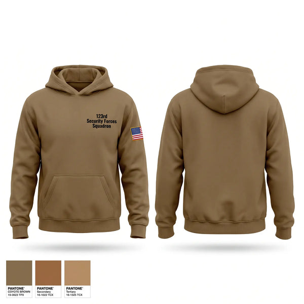 Hoodie, 123rd Security Forces Squadron, Air Force, Teamtime, Team time, sublimation, custom sports apparel, team uniforms, spirit wear, spiritwear, sports uniforms, custom shirts, team store, custom team store, fundraiser sports, apparel fundraiser