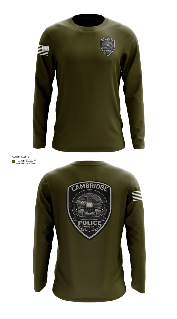 Long Sleeve Performance Shirt, RDC Outdoors, Police, Teamtime, Team time, sublimation, custom sports apparel, team uniforms, spirit wear, spiritwear, sports uniforms, custom shirts, team store, custom team store, fundraiser sports, apparel fundraiser