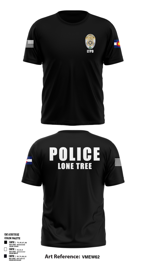 Soft Poly Tee Cotton Like Feel, Lone Tree Police Department, Police, Teamtime, Team time, sublimation, custom sports apparel, team uniforms, spirit wear, spiritwear, sports uniforms, custom shirts, team store, custom team store, fundraiser sports, apparel fundraiser