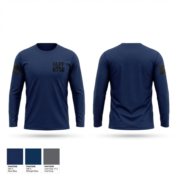 Long Sleeve Performance Shirt, IAFF 2758, Fire Department, Teamtime, Team time, sublimation, custom sports apparel, team uniforms, spirit wear, spiritwear, sports uniforms, custom shirts, team store, custom team store, fundraiser sports, apparel fundraiser