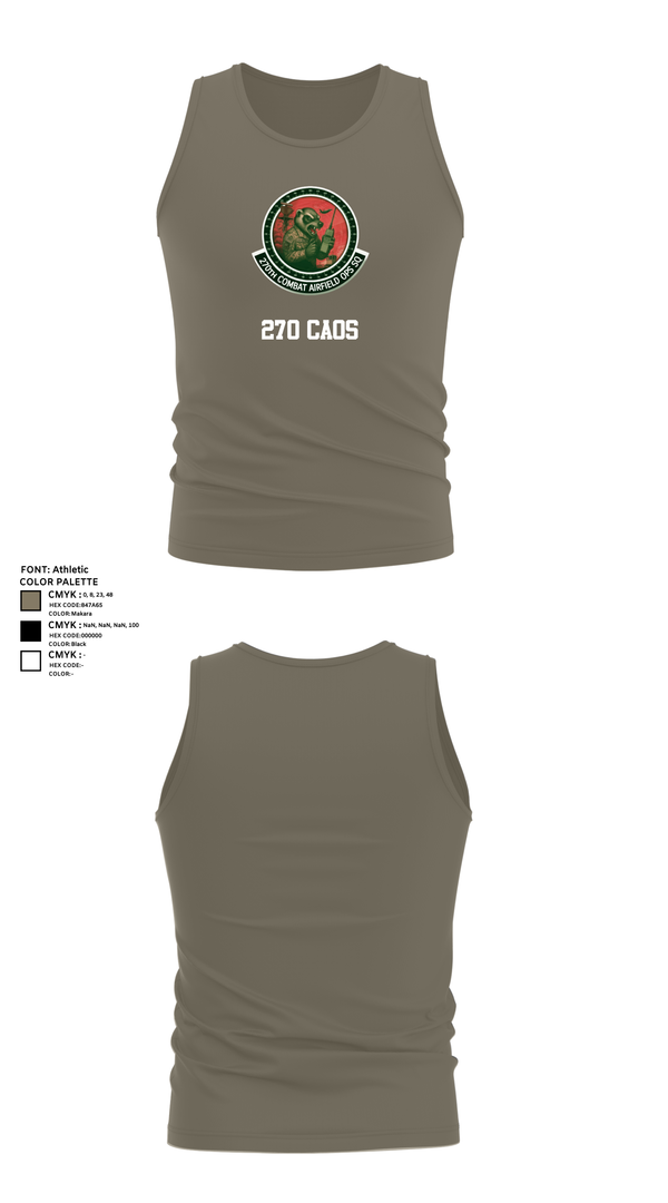 Tank Top, 270 CAOS, , Teamtime, Team time, sublimation, custom sports apparel, team uniforms, spirit wear, spiritwear, sports uniforms, custom shirts, team store, custom team store, fundraiser sports, apparel fundraiser