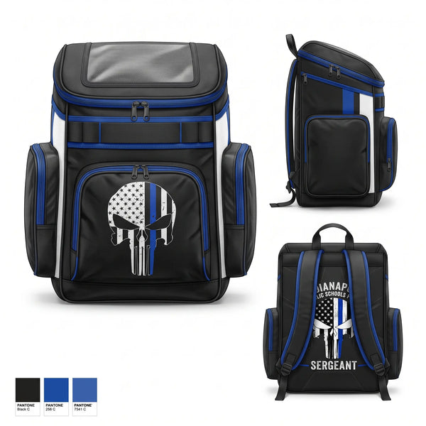Gear Bag, Indianapolis Public Schools Police Department, Police, Teamtime, Team time, sublimation, custom sports apparel, team uniforms, spirit wear, spiritwear, sports uniforms, custom shirts, team store, custom team store, fundraiser sports, apparel fundraiser