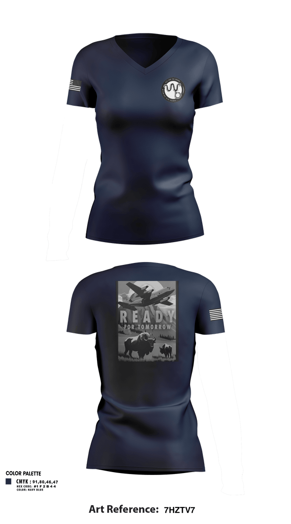 Womens Short Sleeve Vneck Shirt, 153rd R&R, Air Force, Teamtime, Team time, sublimation, custom sports apparel, team uniforms, spirit wear, spiritwear, sports uniforms, custom shirts, team store, custom team store, fundraiser sports, apparel fundraiser