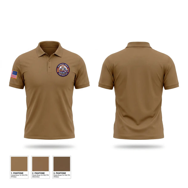 Short Sleeve Performance Polo, USS NEB GOLD TIGER CRUISE 27, Navy, Teamtime, Team time, sublimation, custom sports apparel, team uniforms, spirit wear, spiritwear, sports uniforms, custom shirts, team store, custom team store, fundraiser sports, apparel fundraiser