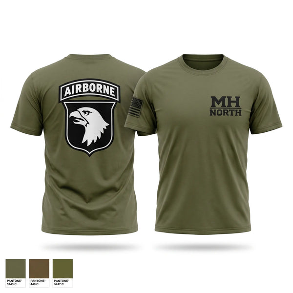 Old School Cotton Feel Shirt, MH North, Army, Teamtime, Team time, sublimation, custom sports apparel, team uniforms, spirit wear, spiritwear, sports uniforms, custom shirts, team store, custom team store, fundraiser sports, apparel fundraiser