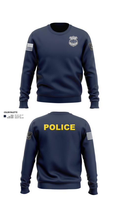 Crew Neck Sweatshirt, Patrol, Police, Teamtime, Team time, sublimation, custom sports apparel, team uniforms, spirit wear, spiritwear, sports uniforms, custom shirts, team store, custom team store, fundraiser sports, apparel fundraiser