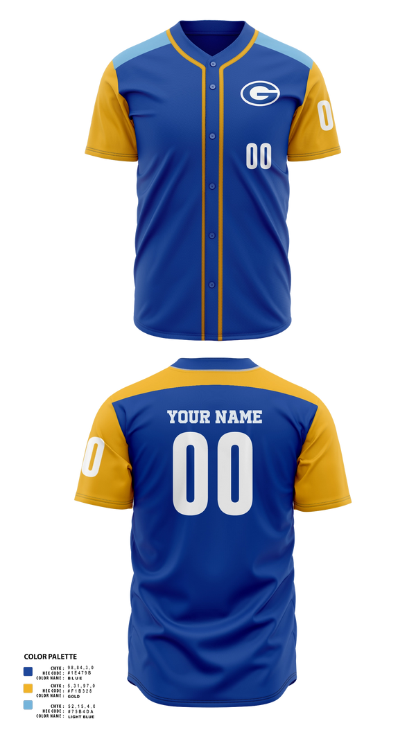 Full Button Baseball Jersey, Gretna High School Baseball, Baseball, Teamtime, Team time, sublimation, custom sports apparel, team uniforms, spirit wear, spiritwear, sports uniforms, custom shirts, team store, custom team store, fundraiser sports, apparel fundraiser