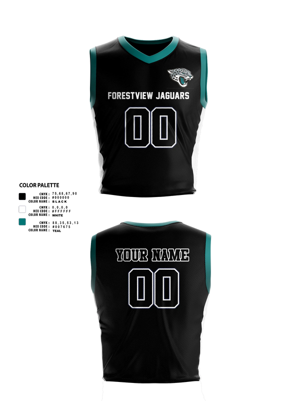 Mens Basketball Jersey, Forestview Jaguars, Men's Basketball, Teamtime, Team time, sublimation, custom sports apparel, team uniforms, spirit wear, spiritwear, sports uniforms, custom shirts, team store, custom team store, fundraiser sports, apparel fundraiser