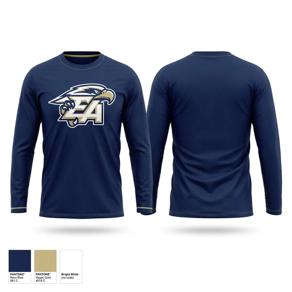 Long Sleeve Performance Shirt, Everett Alvarez Eagles, Women's Basketball, Teamtime, Team time, sublimation, custom sports apparel, team uniforms, spirit wear, spiritwear, sports uniforms, custom shirts, team store, custom team store, fundraiser sports, apparel fundraiser