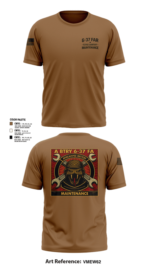 Short Sleeve Performance Shirt, 6-37 Field Artillery, Army, Teamtime, Team time, sublimation, custom sports apparel, team uniforms, spirit wear, spiritwear, sports uniforms, custom shirts, team store, custom team store, fundraiser sports, apparel fundraiser