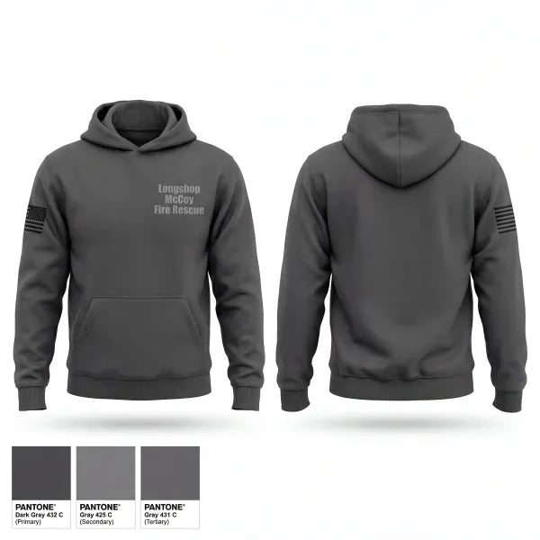 Hoodie, Longshop McCoy Fire Rescue, Fire Department, Teamtime, Team time, sublimation, custom sports apparel, team uniforms, spirit wear, spiritwear, sports uniforms, custom shirts, team store, custom team store, fundraiser sports, apparel fundraiser