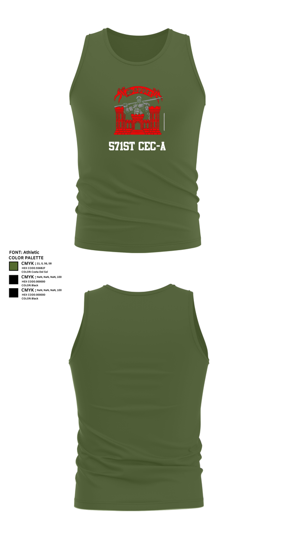 Tank Top, 571st CEC-A, , Teamtime, Team time, sublimation, custom sports apparel, team uniforms, spirit wear, spiritwear, sports uniforms, custom shirts, team store, custom team store, fundraiser sports, apparel fundraiser