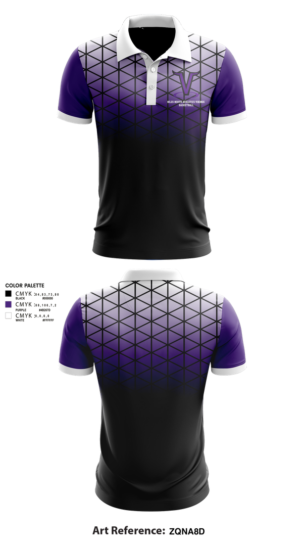 Short Sleeve Performance Polo, Niles North Athletics Vikings Basketball, Men's Basketball, Teamtime, Team time, sublimation, custom sports apparel, team uniforms, spirit wear, spiritwear, sports uniforms, custom shirts, team store, custom team store, fundraiser sports, apparel fundraiser