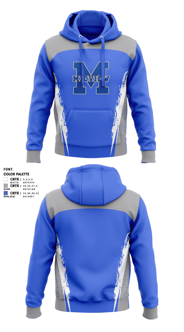 Hoodie, Midview Middies, Cheer, Teamtime, Team time, sublimation, custom sports apparel, team uniforms, spirit wear, spiritwear, sports uniforms, custom shirts, team store, custom team store, fundraiser sports, apparel fundraiser